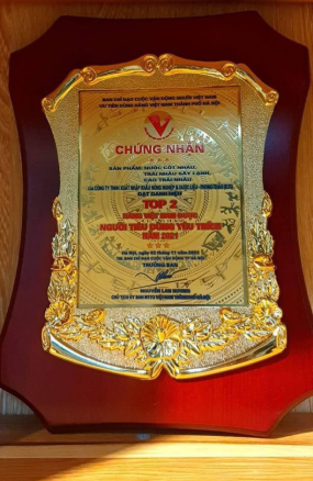CHỨNG NHẬN SẢN PHẨM ĐƯỢC NGƯỜI TIÊU DÙNG SỬ DỤNG