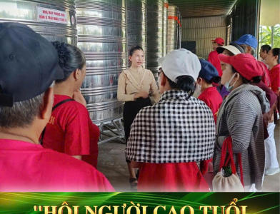 HỘI NGƯỜI CAO TUỔI THAM QUAN NHÀ MÁY PHONG THẢO